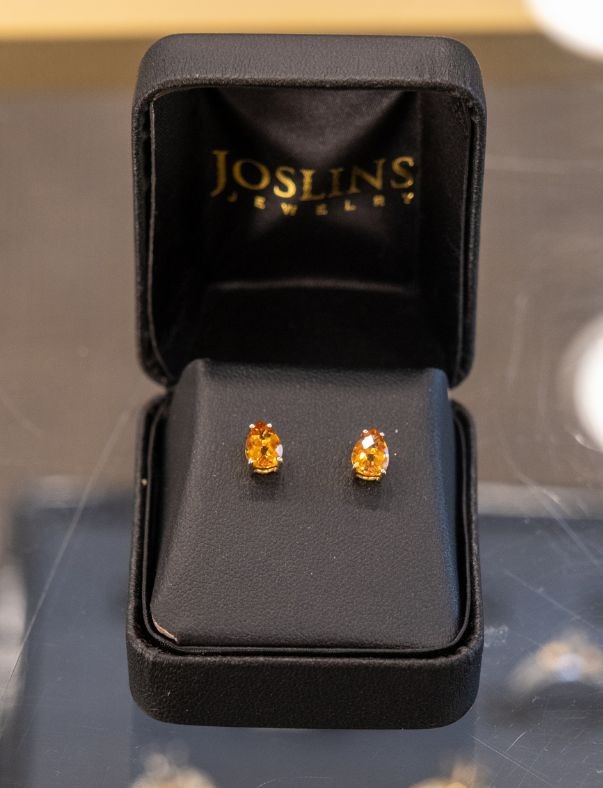 Teardrop Citrine Earrings at Joslin's